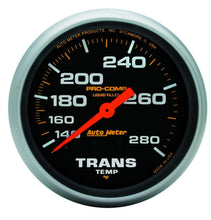 Load image into Gallery viewer, AutoMeter 5451 GAUGE, TRANS TEMP, 2 5/8", 140-280 Degrees F, LIQUID FILLED MECH, 8FT., PRO-COMP