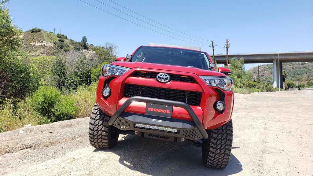 Go Rhino 5456620LT Front end protection with light mounting options for modern bumper styles