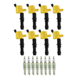 ACCEL 811433 Ignition Upgrade Kit- 2004-2008 Ford 4.6L/5.4L/6.8L 3-valve, yellow 8-pack