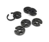 Lokar 55-190-11 Spin N Snap Wire Routing Kit; 7-8mm; Incl. 2/3/4 Place; 2 Each; Black;