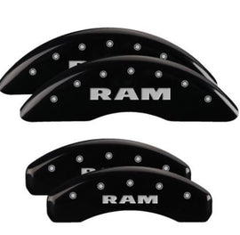 MGP Caliper Covers 55006SRAMBK Set of 4: Black finish, Silver RAM