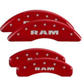MGP Caliper Covers 55006SRAMRD Set of 4: Red finish, Silver RAM