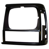 Crown Automotive Jeep Replacement 55034075 Left Black Headlight Bezel for 91/96 XJ Cherokee & 91/92 MJ Comanche