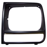 Crown Automotive Jeep Replacement 55055137 Black Left Headlight Bezel for 87/01 Cherokee