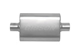 Gibson Performance Exhaust 55152S CFT Superflow Center/Center Oval Muffler; Stainless