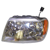 Crown Automotive Jeep Replacement 55155553AD Left Headlight Assembly for Misc. 1999-2004 Jeep WJ Grand Cherokee