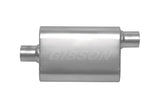 Gibson Performance Exhaust 55161S CFT Superflow Center/Offset Oval Muffler; Stainless