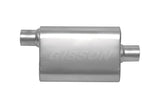 Gibson Performance Exhaust 55192S CFT Superflow Oval Offset/Center Oval Muffer; Stainless