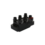 MSD 5528 Street Fire Ignition Coil Pack, 1994-2000 Ford 6-Tower DIS Style, Black, Single