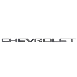 PUTCO 55551BPGM CHEVROLET LETTERING EMBLEMS; BLACK