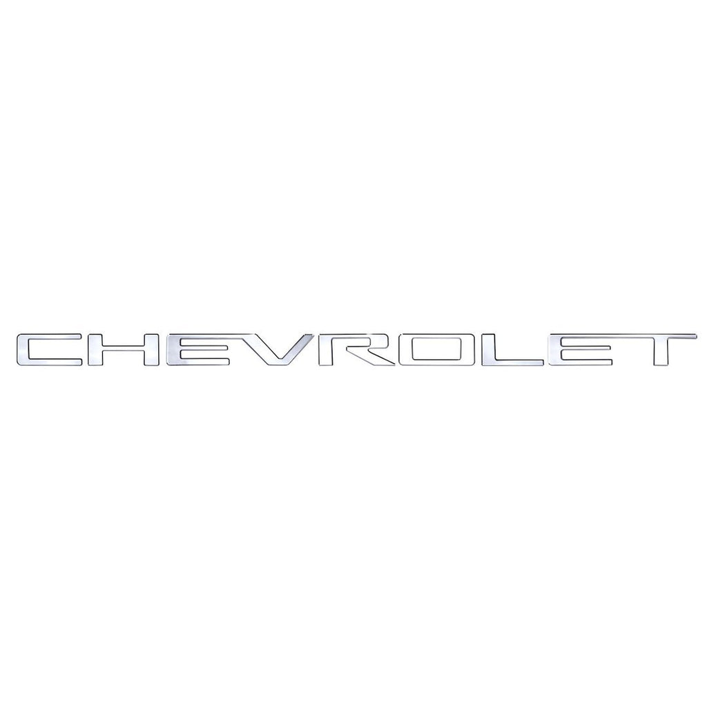 PUTCO 55551GM CHEVROLET LETTERING EMBLEMS; STAINL