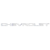 PUTCO 55551GM CHEVROLET LETTERING EMBLEMS; STAINL