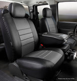 FIA SL68-8GRAY SL60 Series - Leatherlite Simulated Leather Custom Fit Front Seat Cover- Gray