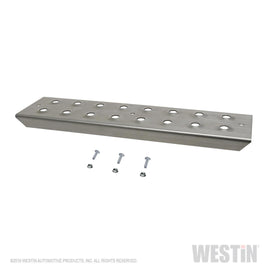 Westin 56-100015 HDX Stainless Drop Replacement Step Plate Kit; 15 in. Step Plate w/Screws;
