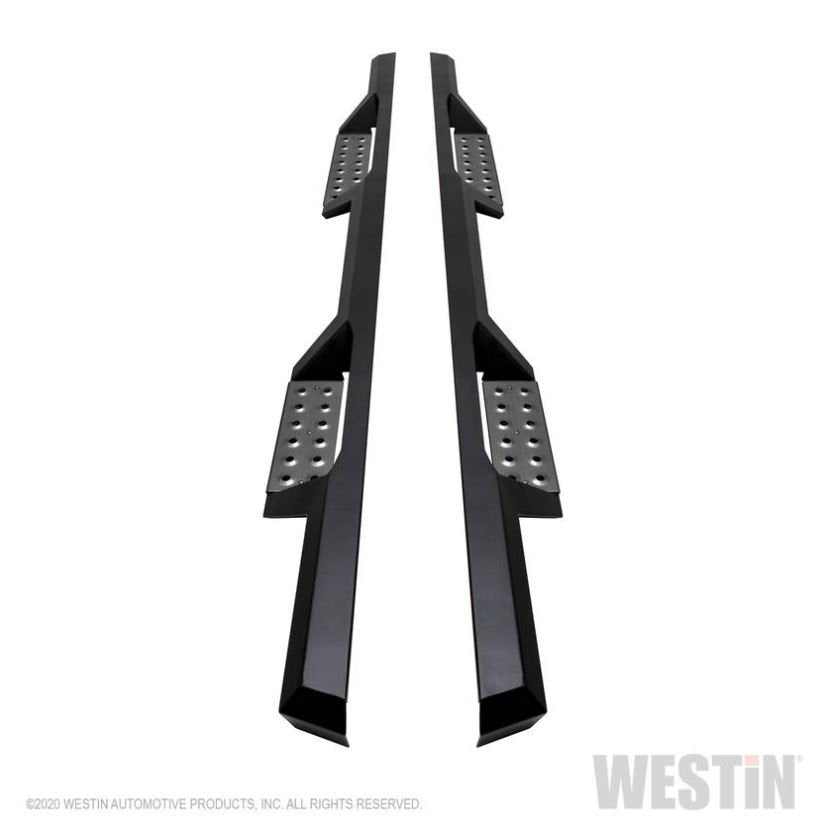 Westin 56-119552 HDX Stainless Drop Nerf Step Bars; Textured Black; Stainless Steel;
