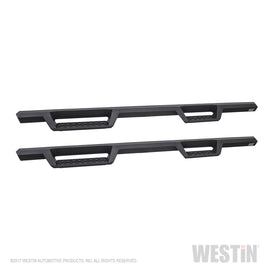 Westin 56-13835 HDX Drop Nerf Step Bars; Textured Black Powder Coated Steel; Mount Kit Included;