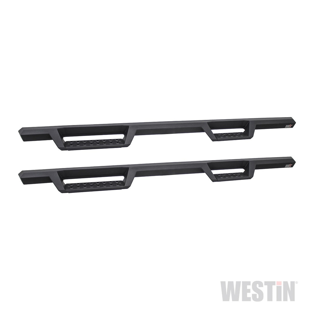 Westin 56-14025 HDX Drop Nerf Step Bars; Textured Black Powder Coated Steel; Mount Kit Included;