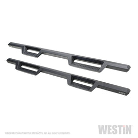 Westin 56-14135 HDX Drop Nerf Step Bars; Textured Black Powder Coated Steel; Mount Kit Included;