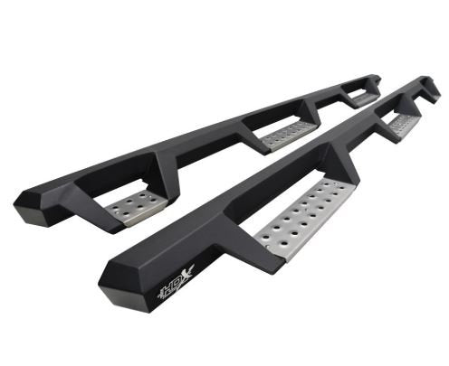 Westin 56-5347552 HDX Stainless Drop Wheel To Wheel Nerf Step Bars; Textured Black;