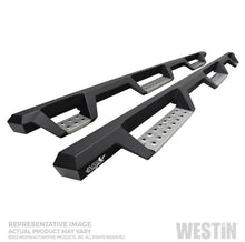 Load image into Gallery viewer, Westin 56-5347752 HDX Stainless Drop Wheel To Wheel Nerf Step Bars; Steel; Textured Black;