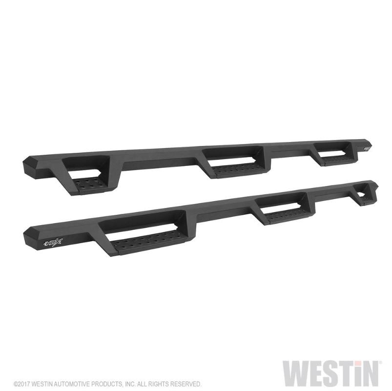 Westin 56-534785 HDX Drop Wheel to Wheel Nerf Step Bars; Textured Black;