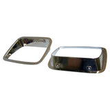 Crown Automotive Jeep Replacement 56003104K Chrome Headlight Bezel Kit for 87-95 Jeep YJ Wrangler; L and R; USA & Canada