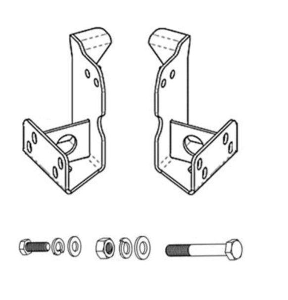 Go Rhino 561460TK Mounting brackets are application-specific for a precise fit on your vehicle