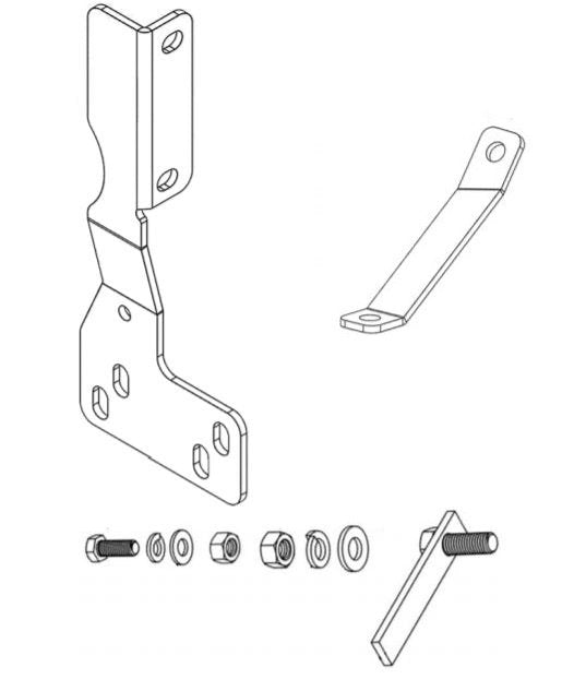 Go Rhino 566660TK Mounting brackets are application-specific for a precise fit on your vehicle