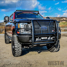 Load image into Gallery viewer, Westin 57-3935 HDX Grille Guard; 2 in. Dia.; w/Front Camera; Black Steel;