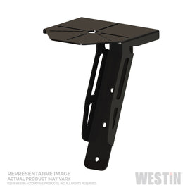Westin 57-89055 HLR Beacon Light Mount; Vertical Adjustability; Small; Black;