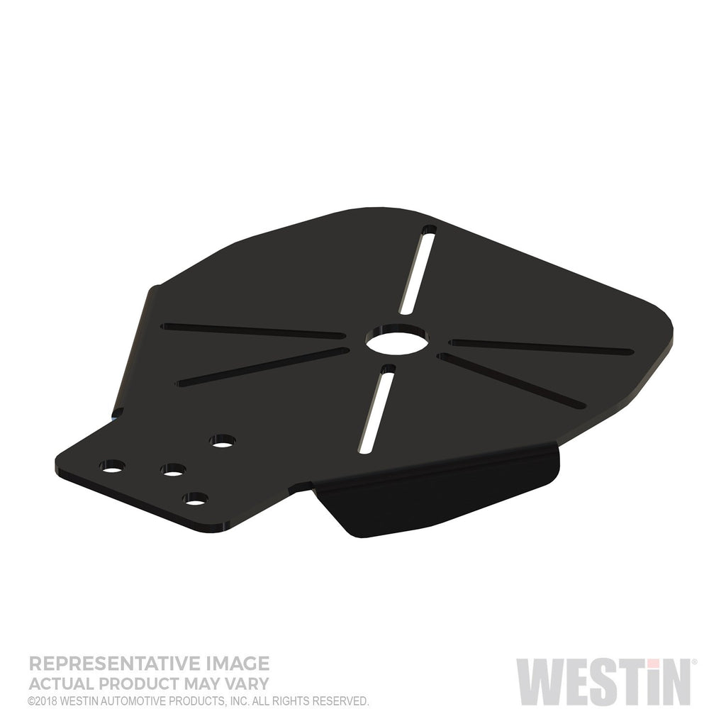 Westin 57-89065 HLR Beacon Light Mount; Horizontal Adjustability; Large; Black;