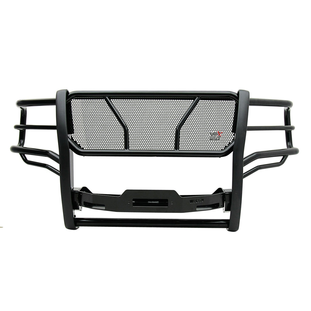 Westin 57-93555 HDX Winch Mount Grille Guard; Steel; Black Finish;