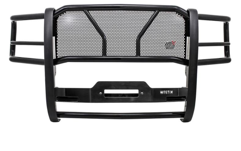 Westin 57-93805A HDX Winch Mount Grille Guard; Black;
