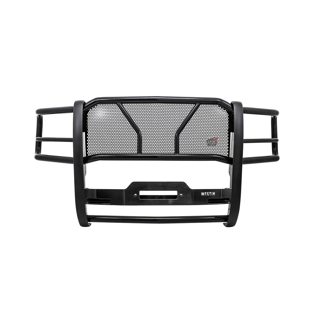 Westin 57-93875 HDX Winch Mount Grille Guard; Steel; Black Finish;
