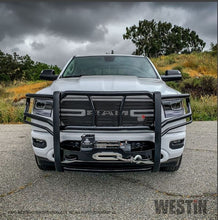Load image into Gallery viewer, Westin 57-93975 HDX Winch Mount Grille Guard; Steel; Black Finish;