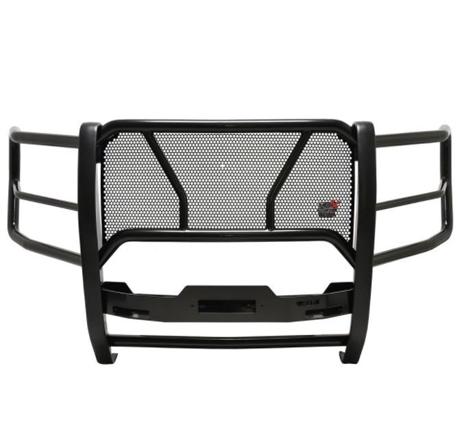 Westin 57-94015 HDX Winch Mount Grille Guard; Black; Steel;