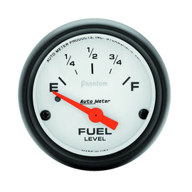 AutoMeter 5716 Traditional incandescent lighting illuminates around the perimeter of the dial