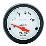 AutoMeter 5718 Traditional incandescent lighting illuminates around the perimeter of the dial