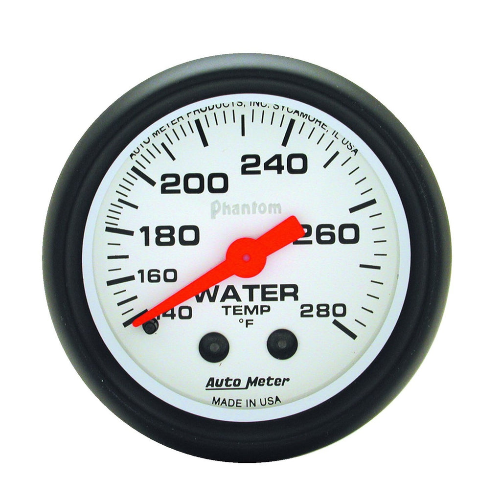 AutoMeter 5731 Traditional incandescent lighting illuminates around the perimeter of the dial