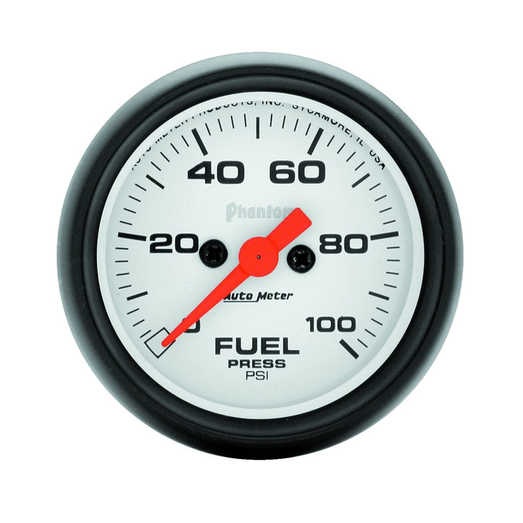 AutoMeter 5763 Traditional incandescent lighting illuminates around the perimeter of the dial