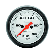 Load image into Gallery viewer, AutoMeter 5763 Traditional incandescent lighting illuminates around the perimeter of the dial