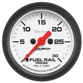 AutoMeter 5786 Traditional incandescent lighting illuminates around the perimeter of the dial