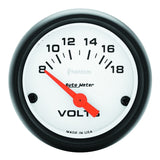 AutoMeter 5791 Traditional incandescent lighting illuminates around the perimeter of the dial