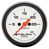 AutoMeter 5793 Traditional incandescent lighting illuminates around the perimeter of the dial