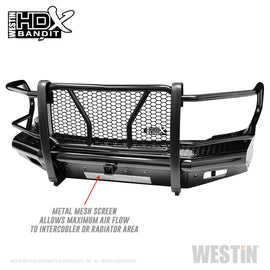 Westin 58-31175 HDX Bandit Front Bumper; Textured Black;