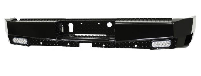 Westin 58-341185 HDX Bandit Rear Bumper; Steel; Black; Incl. Hardware;