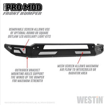 Load image into Gallery viewer, Westin 58-41195 Pro-Mod Front Bumper; Textured Black;
