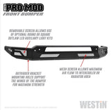 Westin 58-41195 Pro-Mod Front Bumper; Textured Black;