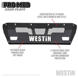 Westin 58-71165 Pro-Mod Skid Plate; Textured Black; E-coated Steel;