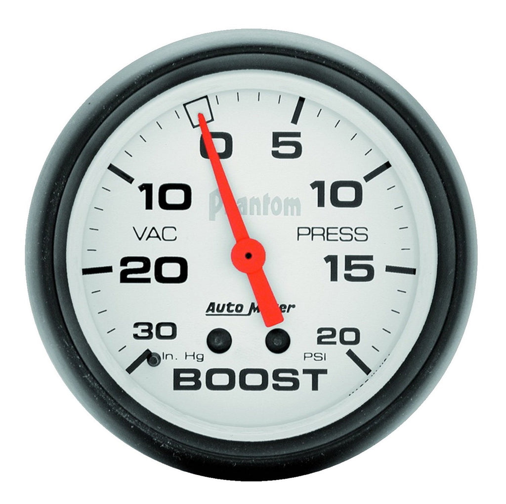 AutoMeter 5801 Traditional incandescent lighting illuminates around the perimeter of the dial